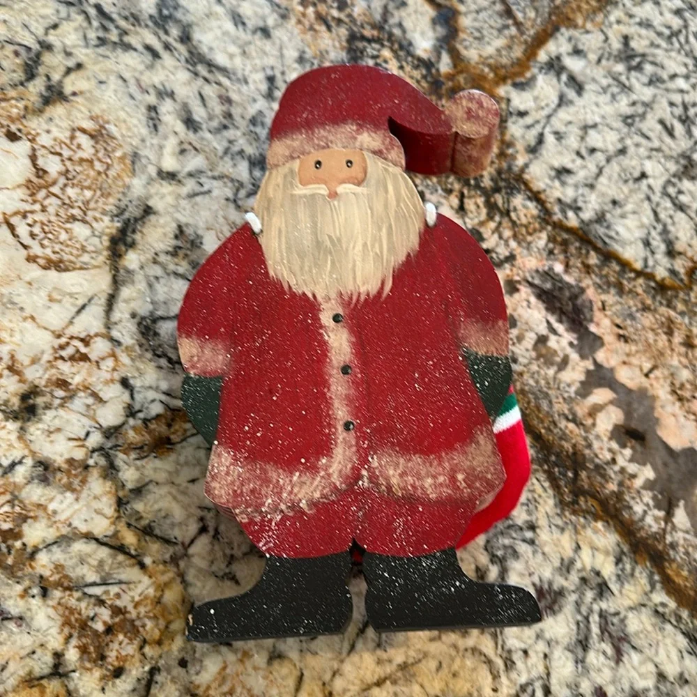 SANTA Wood large Decor